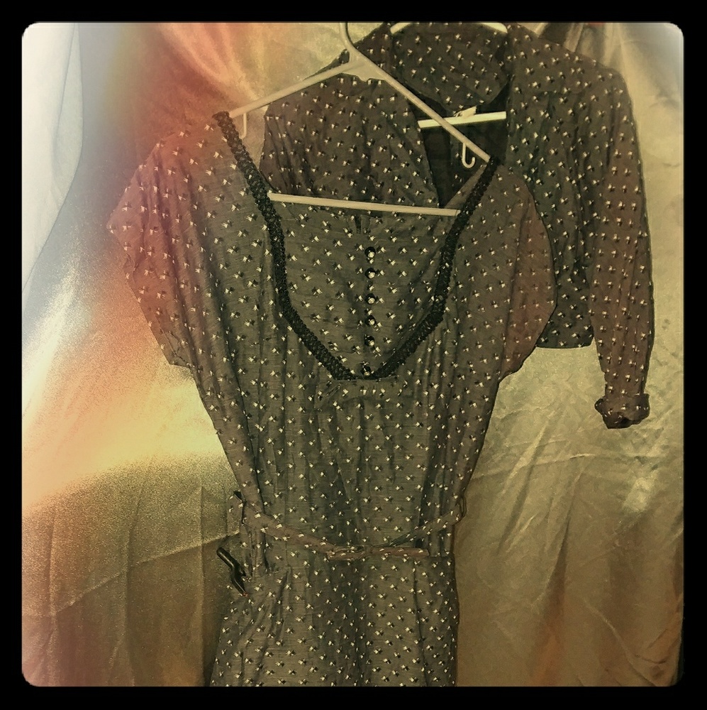 RARE VINTAGE 1940'S DRESS